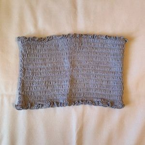 cutest periwinkle tube top